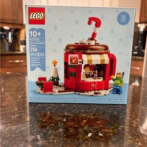 LEGO Hot Chocolate Stand Building Set - Red and White